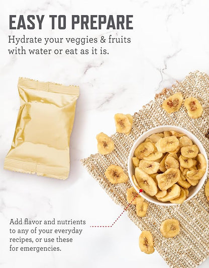 ReadyWise Emergency Food Supply - 104 Servings Freeze Dried Fruit and Vegetables Bucket, Protein Meals, Camping Essentials for Survival Food, Disaster Prepping Supplies, up to 25 Year Shelf Life