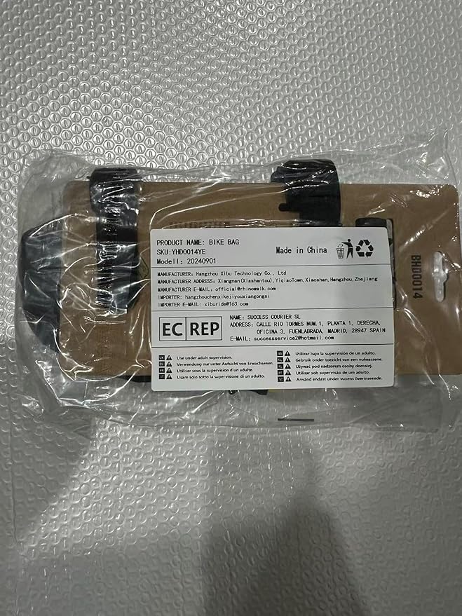 Rhinowalk Bike Top Tube Bag Bicycle Front Frame Bag Waterproof Bike Bag 1.2L with Dual Side Mesh Pockets Perfect for MTB Road Bike Cycling Commuting and Outdoor Adventures