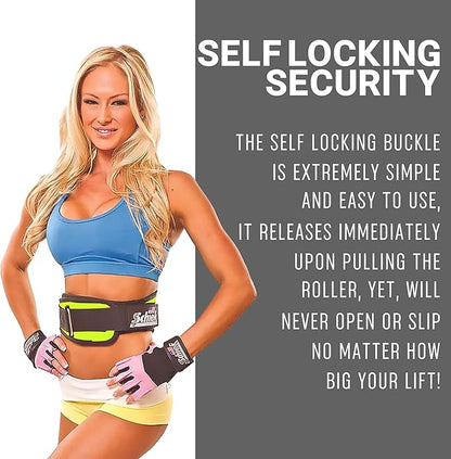 Schiek Sports Model 2004 Nylon 4 3/4" Weight Lifting Belt - Black