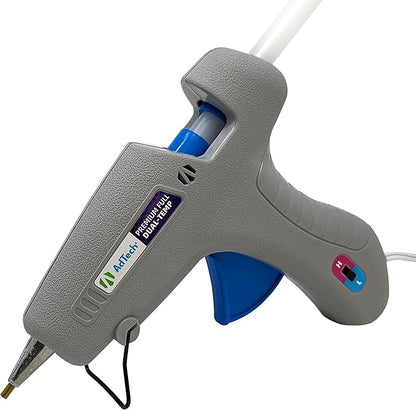AdTech 0453 2-Temp Dual Temperature Hot Glue Gun Full Size, Light Gray