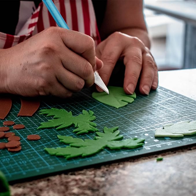 2PCS Exacto Knife Craft Hobby Knife with 40 PCS Spare Exacto Blades Exacto Knives Precision Knife for Crafts, Arts, Modeling, Scrapbooking, Stencil(Blue)