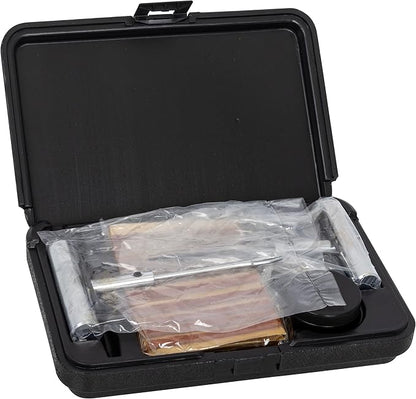 Patch Rubber Company 15057 Passenger Vehicle Tire Repair Kit with All The Needed Tools for Temporary Tire Repair for Tubeless Radial or Bias Tires Using Tire Repair Strings