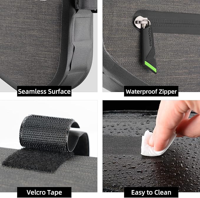 ROCKBROS 4L Bike Bicycle Frame Bag Waterproof Bikepacking Bike Bag Triangle Frame Bag Large Bike Storage Bag Under Frame