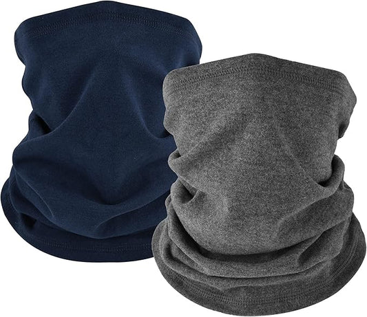 Winter Neck Gaiter Warmer, Soft Fleece Face Mask Scarf for Cold Weather Skiing Cycling Outdoor Sports