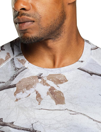 TSLA Men's Thermal Long Sleeve Compression Shirts, Athletic Base Layer Top, Winter Gear Running T-Shirt