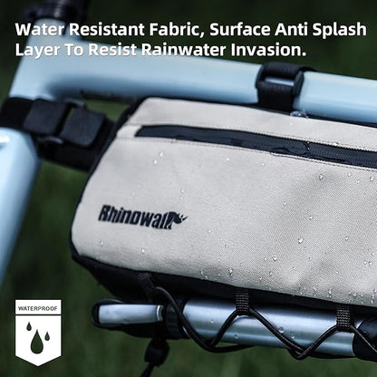 Rhinowalk Top Tube Bag - 2.1/2.7L Triangle Bag for Road & Gravel Bikes