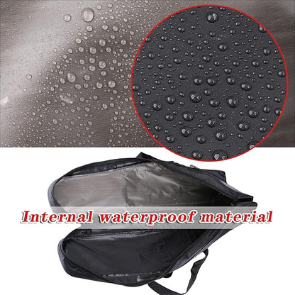 Sougayilang Folding Fishing Rod Case Organizer Pole Storage Bag Rod Reel Tackle Carrier Fishing Rod Bag Fishing Case