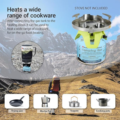 Hotdevil Isobutane Fuel Canister 230 Gram Camping Stove Fuel Butane Propane Blend Isobutane Fuel Canister Camping Fuel Gas Canister Suitable for All Seasons Efficient and High Output 8.1oz(6 Packs)