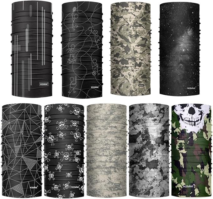 Neck Gaiter Face Cover - Sun Protection Mask Balaclava for Men and Women