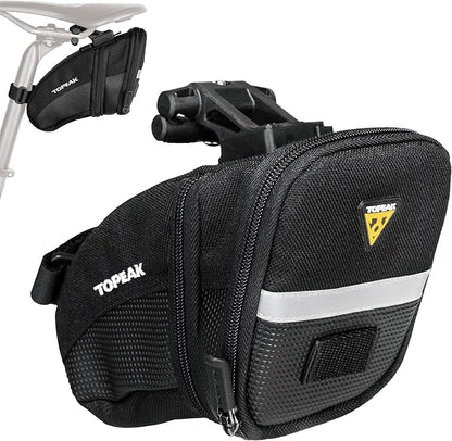 Topeak Aero Wedge Pack, w/ Fixer F25, Medium , Black