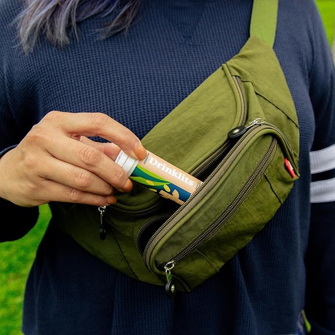 Drinklits Ginger Lime Electrolyte Tablets for Hydration | Great Taste - 0g Sugar - Essential Electrolytes - Daily Use | Single Tube (10 Tablets/Servings)