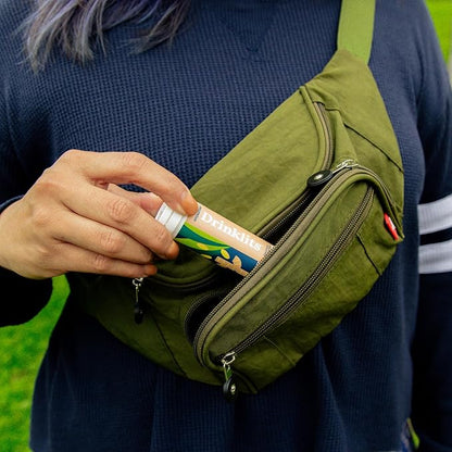 Drinklits Ginger Lime Electrolyte Tablets for Hydration | Great Taste - 0g Sugar - Essential Electrolytes - Daily Use | Single Tube (10 Tablets/Servings)