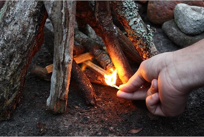 Better Wood Products 2 Pack Fatwood Fire Starter Sticks, Fireplace & Camping, 25 Lbs