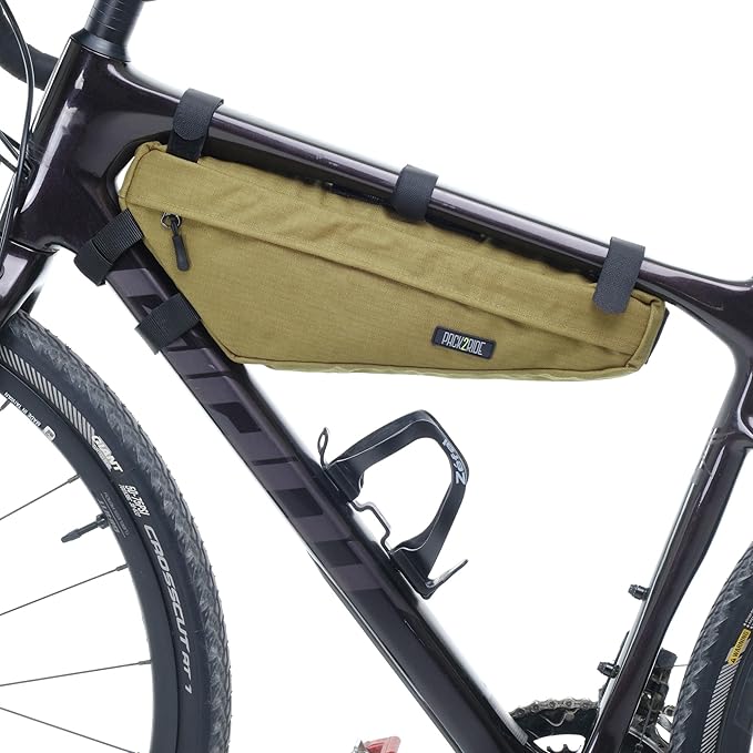 Mira Bike Frame Bag - Water Resistant, Durable Cordura Fabric & Bicycle Equipment Bag - Biking Storage, Bikepacking Pouch, Road for Cycling Adventures
