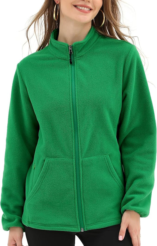 Argstar Women's Fleece Jacket with 6 Pockets (XS-2XL)