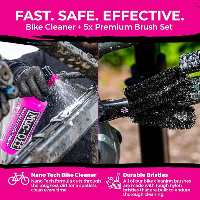 Muc-Off Bike Cleaner Concentrate | Powerful Nano Tech Bike Cleaner | Safe on Carbon Fibre, Biodegradable Formula for Bicycle and Motorcycle Cleaning
