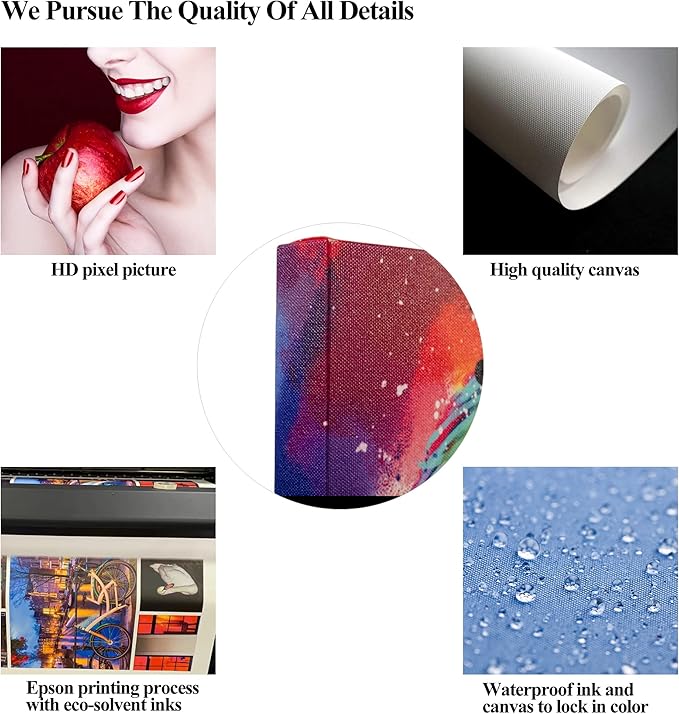 Footprints in the Sand Canvas Prints Wall Art, Footprints in the Sand Wall Art Decor, Inspirational Christian Poem Wall Poster Gift, Beach Picture Wall Art for Living Room Beach Office 28"Wx40"HInches