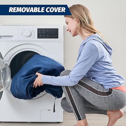 CYMULA Memory Foam Camping Mattress Pad, CertiPUR-US Sleeping Mat, Portable Roll Up Mattress for Adults, Camping Bed Pads for Sleepover, Car Bed with Travel Bag