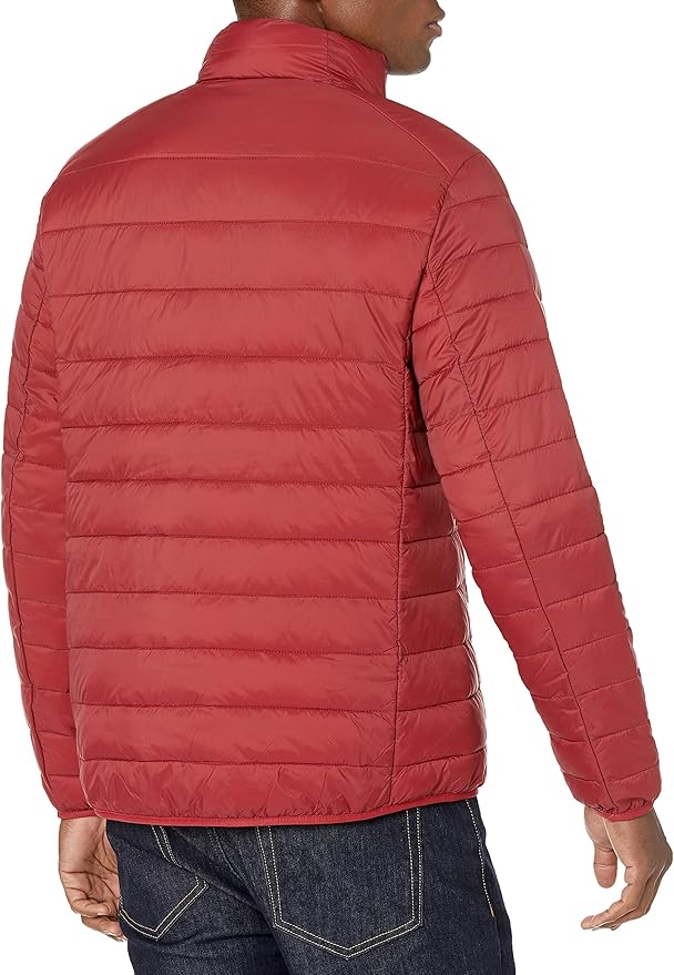 Amazon Essentials Men's Packable Lightweight Water-Resistant Puffer Jacket (Available in Big & Tall)