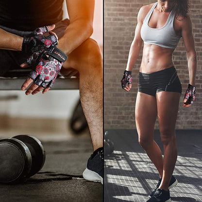 ZEROFIRE Workout Gloves for Women Men - Weight Lifting Gloves with Full Palm Protection & Extra Grip for Women Gym, Weightlifting, Weight Lift, Rowing, Exercise, Sport, Cycling