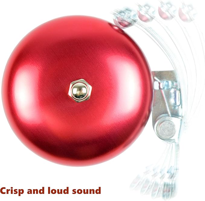 Classic Bell, Loud Crisp Clear Sound Bicycle Accessories for Adults Youths, Stylish Horn for Road and Mountain Bikes