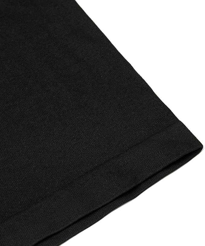 E4M Men’s Thermals Top and Bottom Set - Men’s Long Johns with Ski Mask, Black