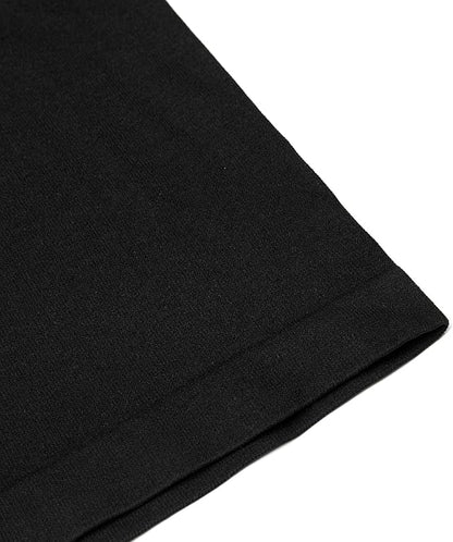 E4M Men’s Thermals Top and Bottom Set - Men’s Long Johns with Ski Mask, Black