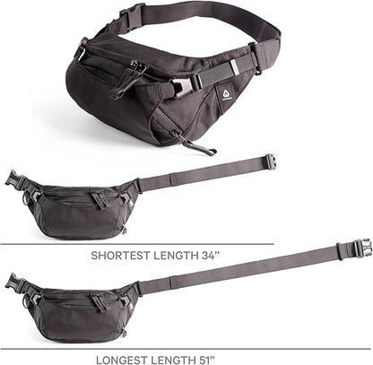 Falcon2L Ultralight Fanny Pack | Crossbody Belt Bag for Men & Women | Compact Waist Pack Sling for Essentials | Expandable External Carry with Falcon Wing Water-Resistant for Outdoor Travel & Everyday