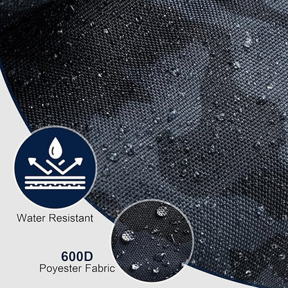 Goture Fishing Backpack with 4 Tackle Boxes,45L 600D Tackle Backpack with Rod Holders,8 Lure Pockets,Rain Cover,Large Fishing Bag Saltwater Gear Storage Bag for Camping Hiking