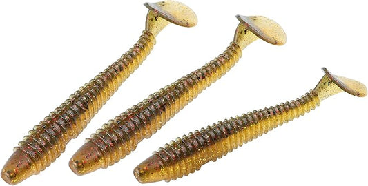 RUNCL Swimbaits Paddle 10/20/30/40PCS, 5/4/3/2 Inchs Paddle Tail, Soft Lure for Trout Crappie Bass, Durable Plastic Bait Swimmer for Saltwater/Freshwater, Fishing Lover's Gift