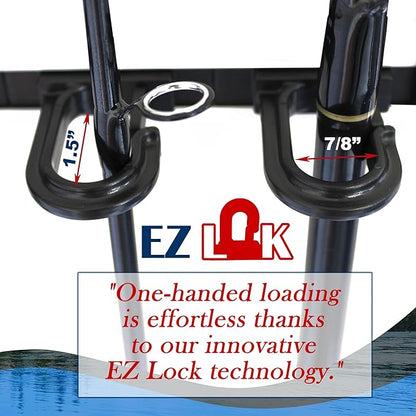 Rush Creek Creations - Fishing Rod Holder for Garage, Fishing Pole Rack Wall Mount & Tackle Storage, No Limit Vertical Fishing Rod Rack Holder, Modular Wall Unit, Fishing Pole Rods Rack