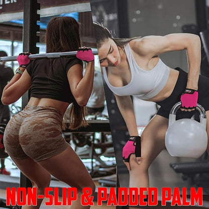 ZRIX Well Vented Weight Lifting Gym Workout Gloves with Wrist Wrap Support for Men & Women & Adult, Full Palm Protection, Training, Fitness, Hanging, Pull ups, Cycling & Hand Grip Gloves