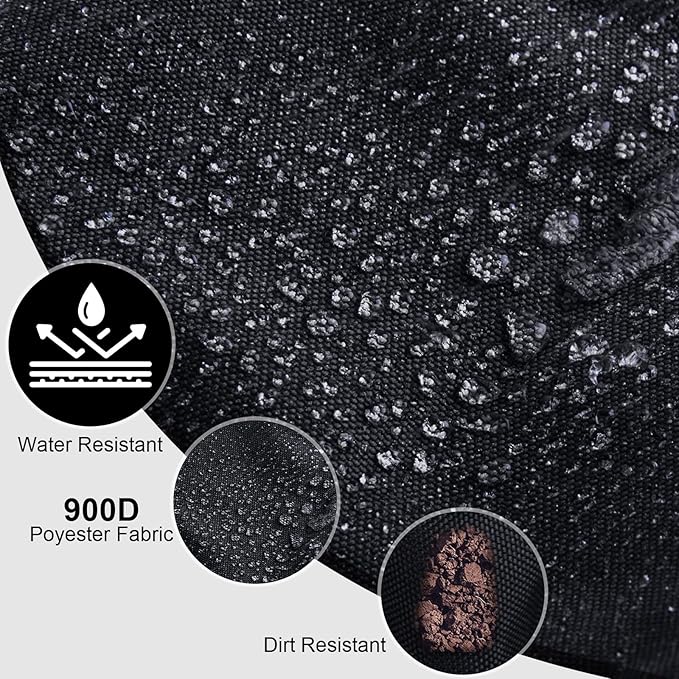 Goture Fishing Backpack,900D Water-Resistant Tackle Backpack with Rod Holders,45L Large Fishing Bag Storage Gear Tackle Bag with Rain Cover,Bottle Holder for Travel Camping Hiking(Without Tackle Box)