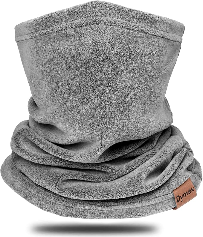 Winter Neck Warmer Gaiter Fleece Neck Cover Cotton Balaclava Windproof Face Cover Mask for Women Men