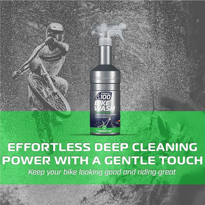 Clean Machine Bike Wash – For Cleaning Bicycles & Electric Bikes – No-Run Gel Formula Works on All Surfaces, Lifts Away Dirt & Grime