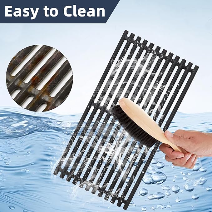 Criditpid Grill Replacement Parts for Charbroil 463242516 463242515 463367016 463355220 3-Burner Grill, Stainless Steel Cooking Grates & Emitter Plates for Charbroil Commercial Grill.