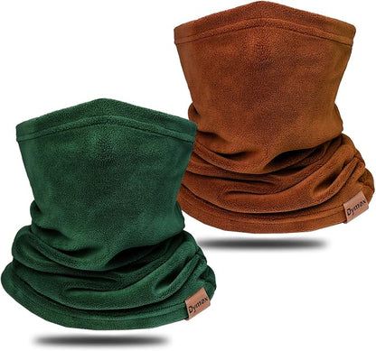 Neck Warmer Winter Neck Gaiter Face Mask Balaclavas for Women Men, Soft Fleece Face Cover Mask for Skiing Motorcycle-2 Pack