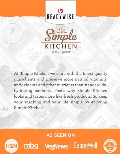 Simple Kitchen Dehydrated Red & Green Bell Peppers – 153 Servings for Family Meal Prep, Survival Canned Food, Gluten Free & Freeze Dried Bell Peppers for Camping Meals, Backpacking & Hiking, #10 Can