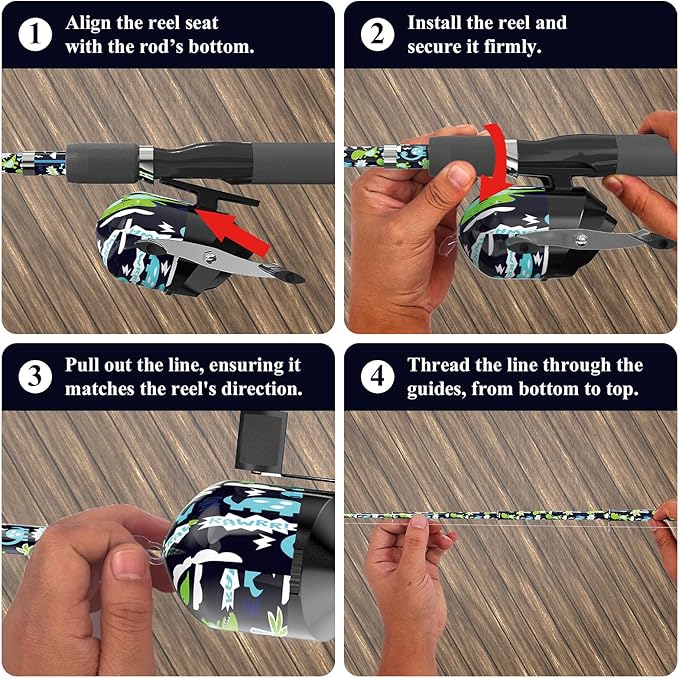 Kids Fishing Pole, Kids Telescopic Fishing Rod and Reel Combo for Children Boys Girls