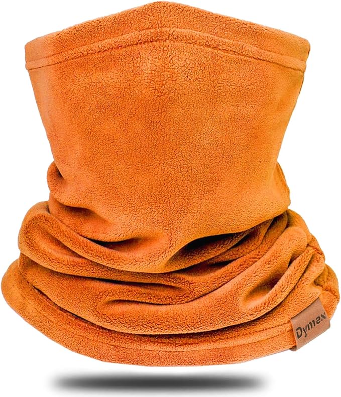 Winter Neck Warmer Gaiter Fleece Neck Cover Cotton Balaclava Windproof Face Cover Mask for Women Men