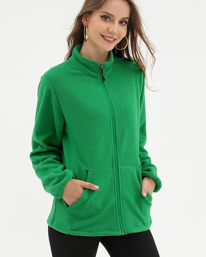 Argstar Women's Fleece Jacket with 6 Pockets (XS-2XL)