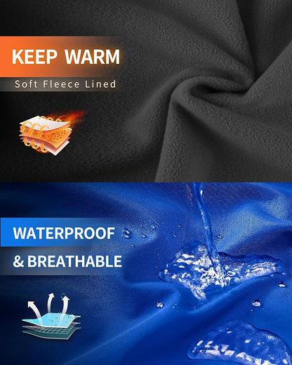 Outdoor Ventures Women's Softshell Jacket with Hood Fleece Lined Warm Lightweight Waterproof Insulated Windbreaker