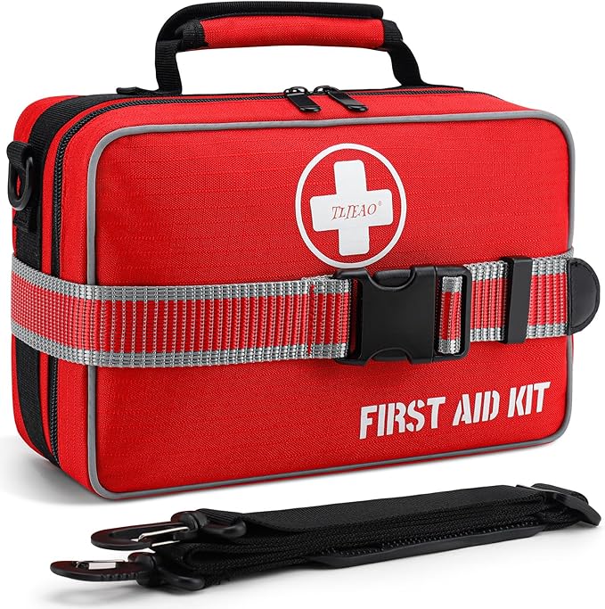 Comprehensive Premium 430 Piece Emergency First Aid Kit, Large Medical Kits for Home, Car, Camping, Travel, Hiking, Truck, Sports & Outdoor Emergencies, Businesses & Home Medical Supplies