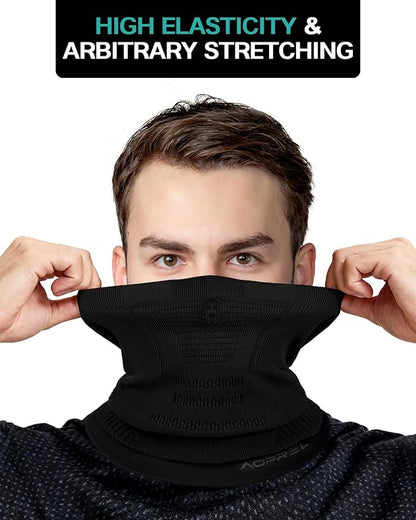 Winter Neck Gaiter Windproof Neck Warmer Scarf Breathable Half-Face Mask Ski Mask Unisex for for Cold Weather Outdoor