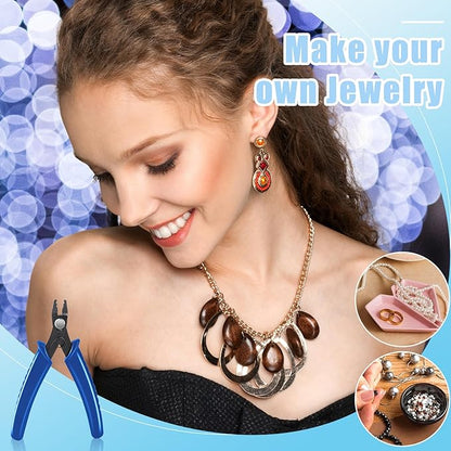 Bead Crimper for Jewelry Making Bead Crimper Tool Beads Crimping Pliers Jewelry Making Tools Mini Fine Pliers for Beads DIY Craft