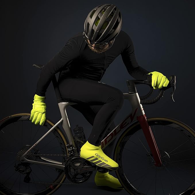 GripGrab RaceThermo Waterproof Winter Road Cycling Shoe Covers Cold Weather Thermal Neoprene Winter Cycling Overshoes