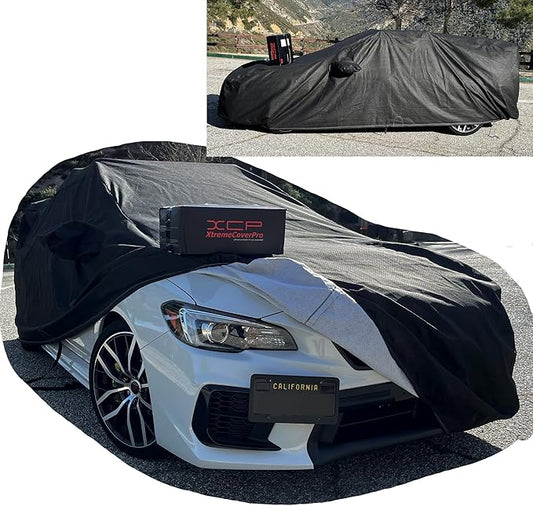All Weather Waterproof car Cover Good for rain Snow uv Protection dust WRX STi Spoiler Civic Type-R V60 A4 ALLROAD Model Y Black