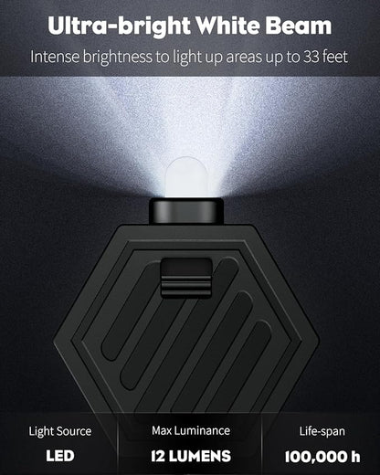 Uniclife 10 Pack LED Keychain Flashlight Mini LED Keychain Light 12 Lumen Portable Ultra Bright Battery Powered Key Ring Torch for Outdoor Camping Party Hiking and Emergency Lighting