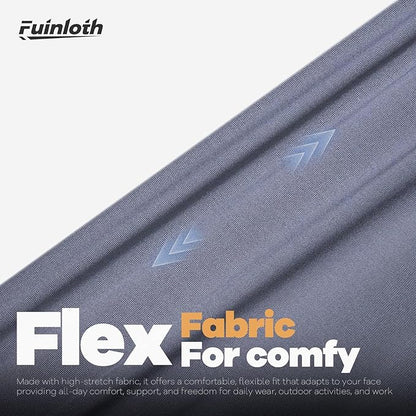 Fuinloth Neck Gaiter, 6 Pack Cooling UV Protection Bandana Buff Face Mask Gator Scarf for Men Women