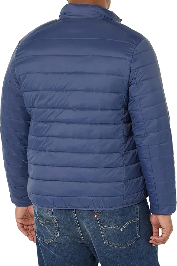 Amazon Essentials Men's Packable Lightweight Water-Resistant Puffer Jacket (Available in Big & Tall)